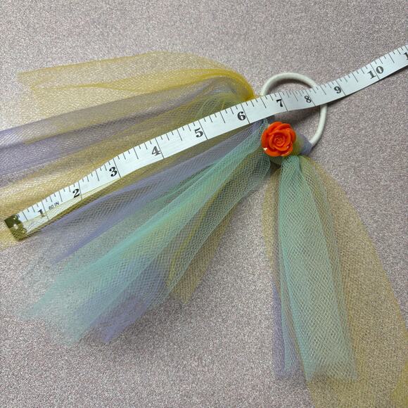 Handmade Set of Three Hair Accessories Sunflower, Butterfly and Tulle - Picture 7 of 7